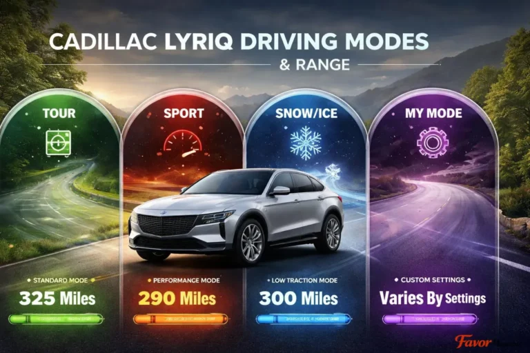 Do the Driving Modes in Cadillac LYRIQ Offer Different Ranges or Battery Usages? Full Guide 2026