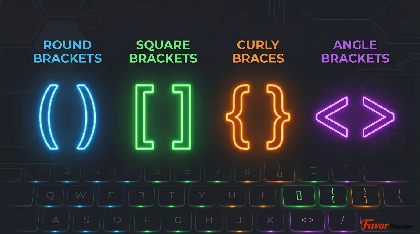 Brackets and Braces Symbols — How to Type ( ) [ ] { } on Any Device